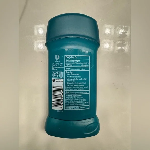 Degree Men Original Antiperspirant Deodorant for Men, Pack of 3, Cool Rush 2.7oz - Picture 8 of 8